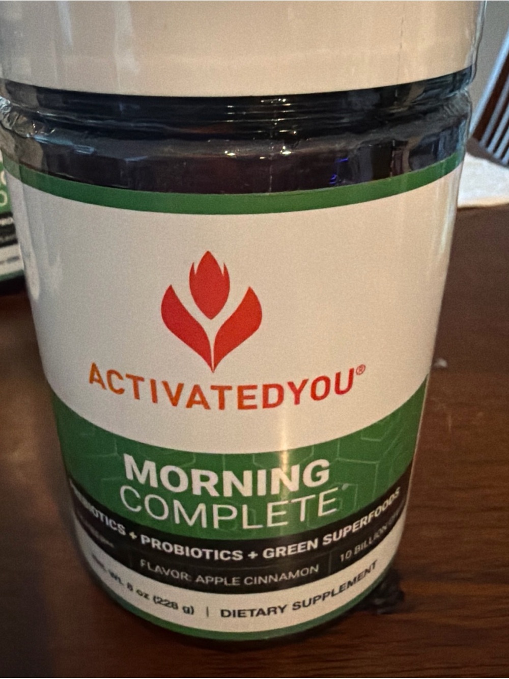 ActivatedYou Morning Complete Nutritional Supplement Apple Cinnamon 8 oz , 228 g
